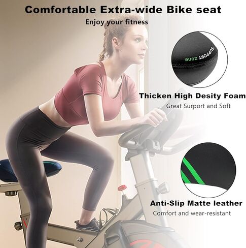 Comfortable Replacement Bicycle Saddle with Soft Memory Foam,Oversized Bike Seat for Women Men… in Saudi Arabia