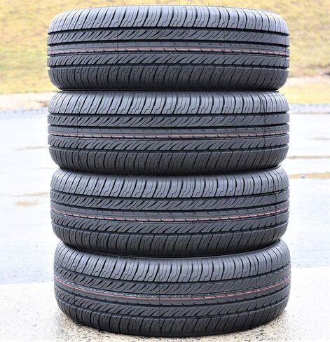 مجموعة من 4 (أربعة) إطارات Fullway PC368 لسيارات الركاب التي تتجول في جميع المواسم - 165/70R13 165/70/13 165/70-13 79T نطاق التحميل SL 4-Ply BSW جدار جانبي أسود UTQG 400AA in Saudi Arabia