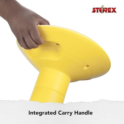 مقعد Storex Active Tilt - مقعد مريح للمساحة المكتبية المرنة والمكاتب الدائمة، ارتفاع قابل للتعديل 12-24 بوصة، أزرق (00321A01C) in Saudi Arabia