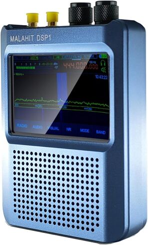Malachite DSP1 1.1D V9 SDR Radio Receiver 50kHz-2GHz Full Band Radio Receiver AM SSB DSB CW NFM WFM with 5000mAh Battery (Built-in Amplifier) in Saudi Arabia