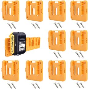 حامل بطارية 5Pack متوافق مع حامل DeWalt 20-Volt 60-Volt Max Dock Dock ، مناسب لـ DCB200 DCB201 DCB203 DCB204 DCB206 DCB606 DCB609
