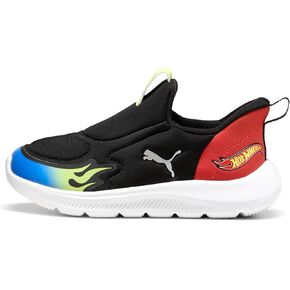 Puma Kids Fun Racer Slip on Sneaker ، Black-Lemon-Lemon Sherbert Team Royal ، 8 US US Usisex Toddler