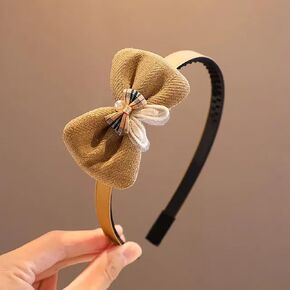 Small child non-slip hairband 3d flower bow decoration children's hairband suitable for parties birthday gifts headwear