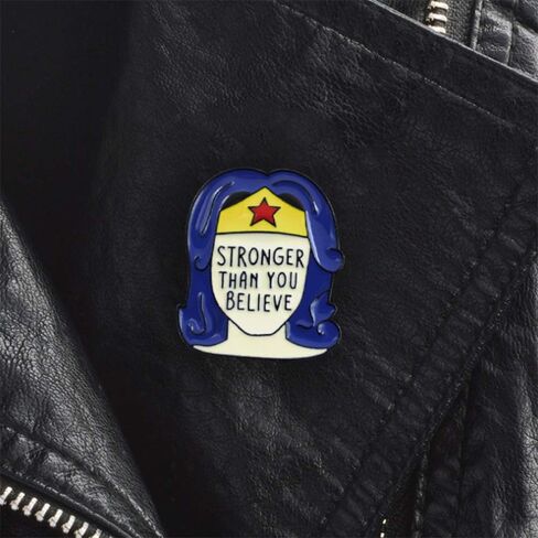 Flairs New York Premium Handmade Enamel Lapel Pin Brooch Badge (It's Too Peopley Outside White, 1 Pin) in Kuwait