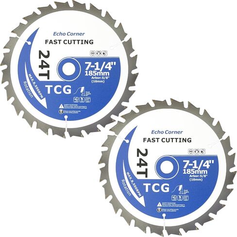 7-1/4" Wood Cutting Ciruclar Saw Blade 60T General Purpose Fine-Finish Woodworking in Kuwait