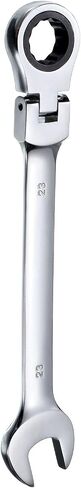 Harfington Flex-Head Recketing Wrench 17mm 180 ° Contating Head Metric Ratchet Renches 72-Teeth Chrome Vanadium Steel End Open Ratchet for Hackerers Nut Bolt in Kuwait
