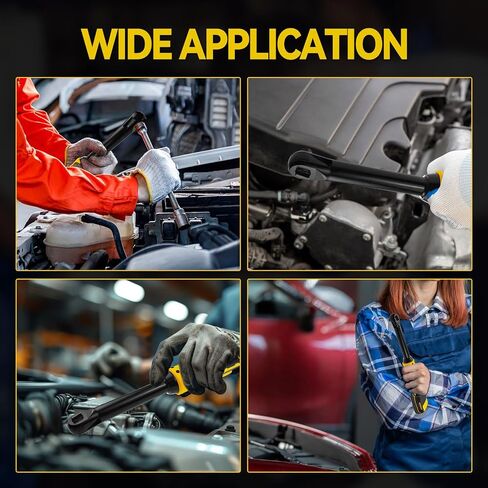 3/8" Cordless Ratchet Wrench Compatible with DEWALT 20V Series Battery Electric Ratchet 600RPM, 3/8" to 1/4" Adapter, 8 Sockets, 3" Extension Bar, Power Electric Ratchet Tool Kit, Tool Only in Kuwait