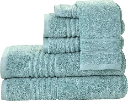 SKL Home Classic SoftTouch Cotton Premium 6-Piece Towel Set, Peony Pink in Kuwait