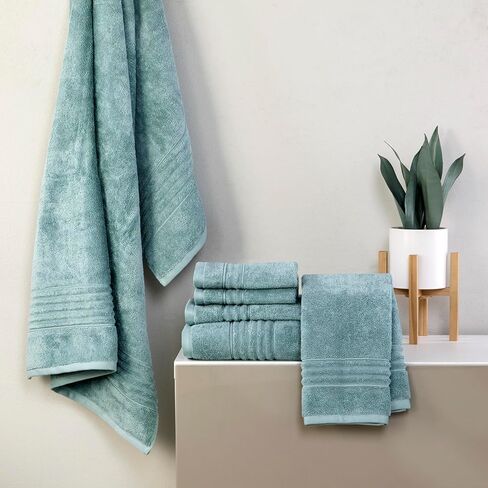 SKL Home Classic SoftTouch Cotton Premium 6-Piece Towel Set, Peony Pink in Kuwait