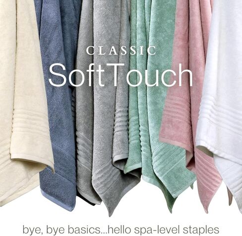 SKL Home Classic SoftTouch Cotton Premium 6-Piece Towel Set, Peony Pink in Kuwait