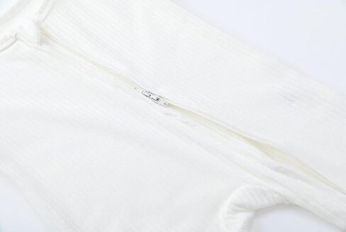 ACESTAR Baby Footies Pajamas, 2-Way Zipper Baby Sleepers with Mitten Cuffs - Long Sleeve Baby Zip Up Onesie for 0-12 Months in Kuwait