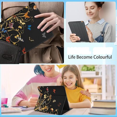 wazzasoft لأمازون أوقد الكاتب حالة غطاء فوليو 10.2 بوصة للنساء الفتيات لطيف تصميم الأزياء جرلي kawaii الفطر جميلة المراهقين حالات الكتاب الإلكتروني الجمالية الفريدة لأوقد الكاتب 10.2 " in Saudi Arabia