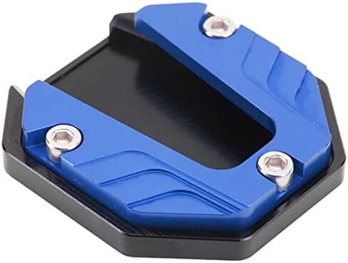 Motorcycle Kickstand Plate, Universal Motorcycle Aluminium Alloy Side Stand Extension Plate High Strength Kickstand Pad Plate Support Accessory (Black) in Kuwait