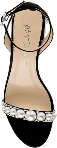 Betsey Women's Tina Heeled Sandal, Ivory, 9 in Kuwait