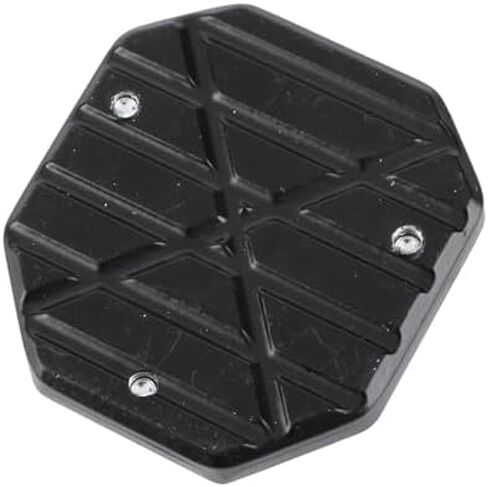 Motorcycle Kickstand Plate, Universal Motorcycle Aluminium Alloy Side Stand Extension Plate High Strength Kickstand Pad Plate Support Accessory (Black) in Kuwait