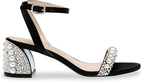 Betsey Women's Tina Heeled Sandal, Ivory, 9 in Kuwait