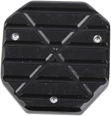 Motorcycle Kickstand Plate, Universal Motorcycle Aluminium Alloy Side Stand Extension Plate High Strength Kickstand Pad Plate Support Accessory (Black) in Kuwait
