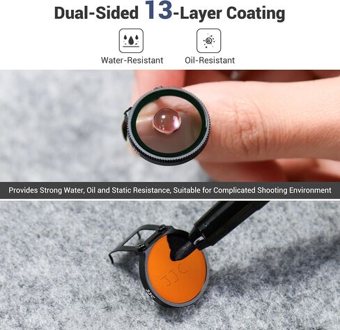 JJC Circular Polarizers CPL Filter for DJI NEO Drone, Multi-Coated Drone CPL Filter with HD Optical Glass & Ultra Lightweight Aluminum in Kuwait