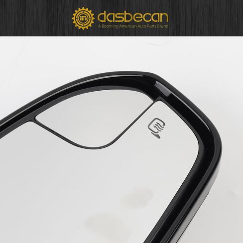Dasbecan Left Driver Side Power Door Mirror Compatible with Ford Fusion 2013-2015 Power | Heated | Turn Signal | Puddle Light | Manual Folding | DS7Z17683BA | Black | 7Pins in Saudi Arabia
