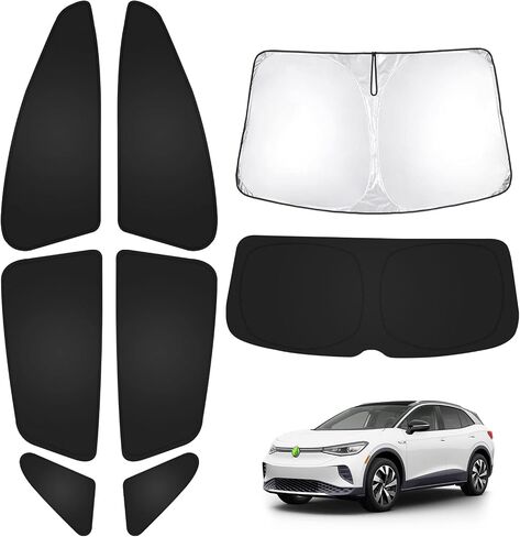 T TGBROS Privacy Sunshade Custom Fit for 2020-2023 2024 Toyota Highlander Accessories Windshield Rear Side Window Full Set Car Sun Shades Blocks UV Rays Keeps Your Vehicle Cool Foldable 8PCS in Saudi Arabia