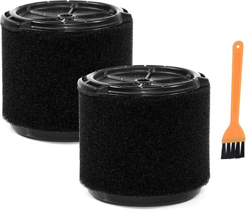 1 Pack VF3700 Filter for Ridgid Shop Vac, Wet Vac Filter Compatible with RIDGID Most 3-4.5 Gallon Shop Vacuums, Wet Application Foam Filter Fit WS0301VA WS0400DE WS14045, with 1 Cleaning Brush in Saudi Arabia