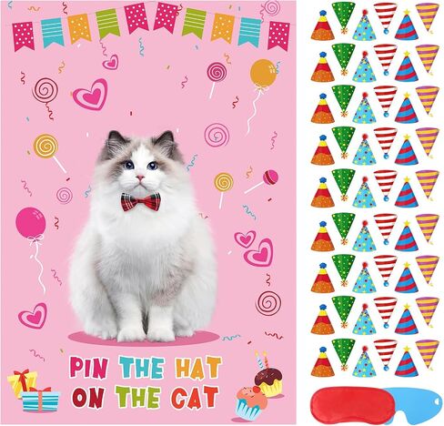 Hooqict Pin The Pacifier on The Baby Game Funny Baby Shower Games for Girls Birthday Party Gender Reveal, Large Baby Shower Activities Poster with 72 Pacifier Stickers in Kuwait
