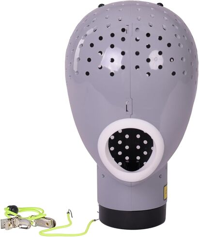 HOMEGOAL Hair Dryer Fresh Wig Head Dryer Wig Stand Wig Holder Mannequin Head, Drying Wig From Inside to Outside, Quickly, Easily, For Lace Wig Scalp Cap Net (Dark Grey) in Kuwait