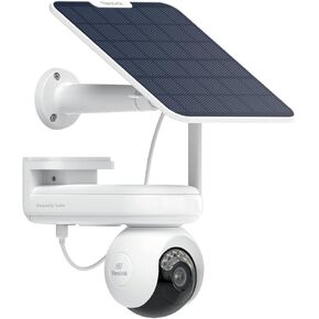 Reolink Altas Pt Ultra Black-4K Solar Security Cameras Wireless Outdoor ، 500 يوم عمر البطارية ، رؤية ملونة ليلية ، 360 درجة تتبع التلق