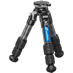 Leofoto LS-223CEXX Tabletop Tripod W/Head المدمج في التسوية ، سلسلة حارس ، ألياف الكربون ، 3 أقسام أرجل ، خفيفة الوزن ، رأس الكرة اختياري (LS-223CEXX+LH-25)