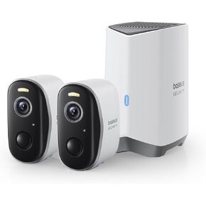BASEUS P1 LITE PAN CAMERANCE CAMERANT INDOOR ، وضوح 2K HD ، الصوت ثنائي الاتجاه ، الرؤية الليلية ، تصل إلى 256 جيجا بايت بطاقة تخزين محلية ، تتبع الحركة لمراقبة الطفل/الحيوانات الأليفة ، يعمل مع Alexa & Google Home