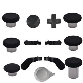 13Pcs Elite Controller Metal Thumbsticks Replacement for Xbox Elite Series 2, Joysticks Accessories for Xbox Elite 2, Elite Series 2 Core Controller Thumbsticks, Paddles, D-Pads, Tool (Black)