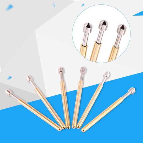 Spring Test Probes, 100Pcs P125-J High Accuracy Round Pogo Pins for PCB Board Testing Contact in Kuwait