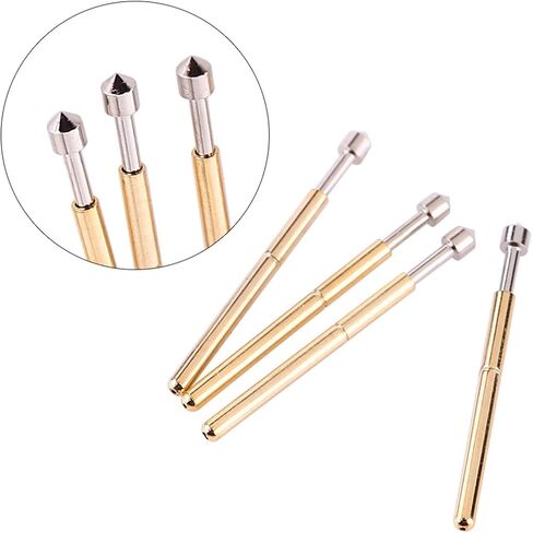 Spring Test Probes, 100Pcs P125-J High Accuracy Round Pogo Pins for PCB Board Testing Contact in Kuwait