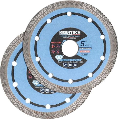 شفرات منشار Keentech Diamond 4 بوصة رقيقة للغاية ، لخزانات الجرانيت الخزفية الخزفية القطع السلسة ، شفرة الماس لطاحونة الزاوية ، 4 بوزرة شفرة المنشار (حزمة) in Kuwait