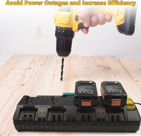 DCB112 20V Max Fast Battery Charger Replace for Dewalt Battery Charger, Compatible with Dewalt 12V/20V Battery DCB205 DCB112 DCB201, Replace for Dewalt Charger DCB104 DCB107 DCB115 in Kuwait
