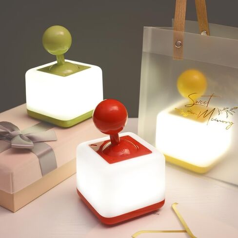 Fun Night Light - Cute Birthday Cake Night Lamp USB Rechargeable, Auto-Off Nursery Bedside Sleep Lamp 2 Brightness Levels, Women Girls Boys Teens Friends Christmas Anniversary Birthday Gifts in Kuwait