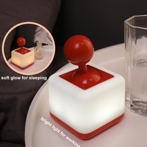 Fun Night Light - Cute Birthday Cake Night Lamp USB Rechargeable, Auto-Off Nursery Bedside Sleep Lamp 2 Brightness Levels, Women Girls Boys Teens Friends Christmas Anniversary Birthday Gifts in Kuwait