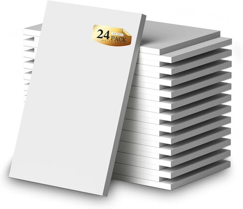 Small Note Pads 3x5 Pocket Notepad, 10 Pack Server Note Pads 3x5, White Memo Pads, Scratch Pads, Small Writing Pads White Paper, 50 Sheets per Blank Mini Notepads 3x5 Scratch Paper for Work/School in Kuwait