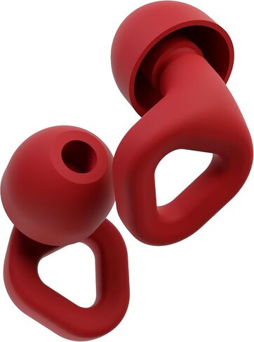 Zenz Unwind Ear Plugs for Supreme Noise Control - Ultra Comfort, Reusable - Ideal for Sleep, Concerts, Reading, Travel, Yoga - 8 Ear Tips in XS/S/M/L - 27 to 30dB Noise Cancelling - Fiery Red in Saudi Arabia