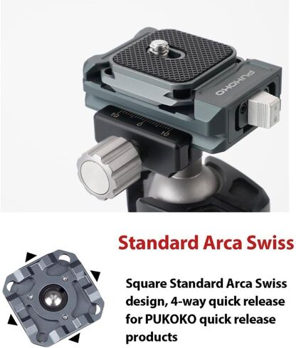 Camera Quick Release Plate w 1/4" to 3/8" Screw Thread Quick Release Camera Mount Tripod Mount Adapter for Stabilizers Heads Tripods etc in Kuwait