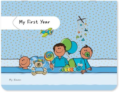 "My First Year" Baby Calendar with Stickers – Track and Cherish Every Milestone! (Baby Girl) in Kuwait