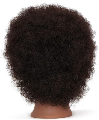 Hairingrid Darnequin Head 14 "100 ٪ Haw Real Hair Hairdressoler Commetology Donnequin Manikin Head Hair and Her Clamp Hair (14 inch) in Kuwait