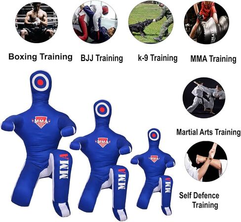 Brazilian Jiu Jitsu Judo Karate Throwing Boxing Dummy Mixed Martial Art Wrestling Practice Dummies(Sitting 5 FT / 60 in) - UNFILLED in Saudi Arabia