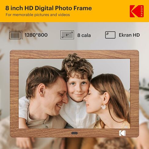 KODAK 10.1 Inch WiFi Digital Picture Frame,1280x800 HD IPS Touch Screen, Electronic Smart Photo Frame with 32 GB Memory, Auto-Rotate, Instantly Share Photos/Videos Anywhere in Kuwait