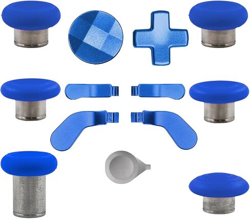 13Pcs Elite Controller Metal Thumbsticks Replacement for Xbox Elite Series 2, Joysticks Accessories for Xbox Elite 2, Elite Series 2 Core Controller Thumbsticks, Paddles, D-Pads, Tool (Black) in Saudi Arabia