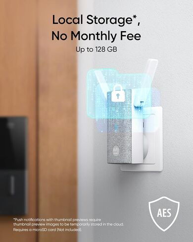 Eufy Video Smart Lock S330 ، 3-in-1 Camera+Doorbell+Photeprint Lock بدون مفتاح دخول ، و Wi-Fi Deadbolt للباب الأمامي ، والتحكم عن بُعد في التطبيق ، ولا توجد رسوم شهرية ، وبطاقة SD مطلوبة ، و Chime المشمولة in Kuwait