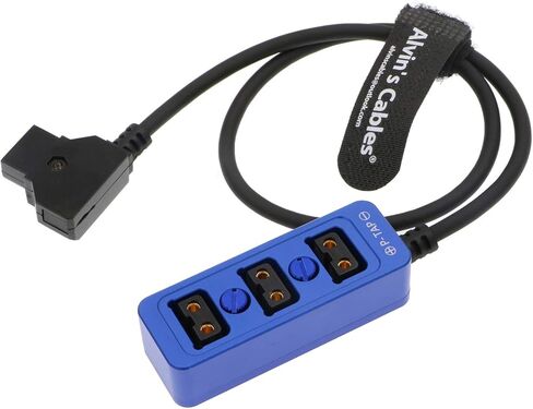 Alvin’s Cables D-tap Splitter P-Tap HUB Cable Dtap Male to Three Port D tap Female Splitter Cable with Screw Threads for ARRI RED Z CAM Cameras TILTA Steadicam IDX V-Mount Battery in Kuwait