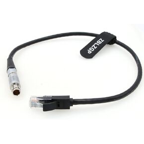 Fischer 8-Pin Male to Ethernet RJ45 PC Transfer Transfer Ultrahigh Exclue Cable لكاميرا Phantom Veo S 4K (3M)