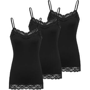 تونيك نسائي بدون أكمام بحزام سباغيتي قابل للتعديل من Kate Kasin، 3 قطع in Kuwait