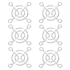Patikil 47.5mm Fan Finger Grill ، 6 Pack 304 Stainst Steel Grill Protector Guard Fan Cover fan for 47.5mm movan fans meader computer diy